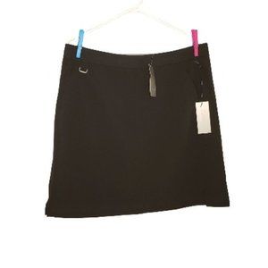 Chicos 2 Zenergy Greta Skort Skirt Black NWT